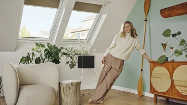 Zielony - kolor który uspokaja. Inspiracje od FAKRO dla Twojego domu